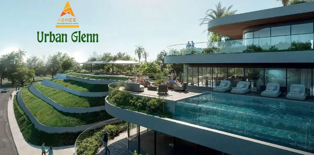 Abhee City Urban Glenn clubhouse and infinity pool