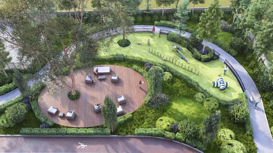 Abhee City Urban Glenn seating plaza