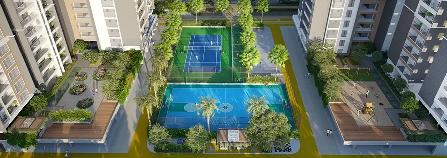 Amberstone Ventara amenities aerial view