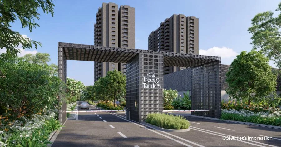 Assetz Trees and Tandem entrance gate