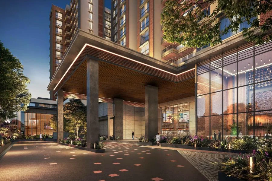 Brigade Avalon entrance lobby and tower