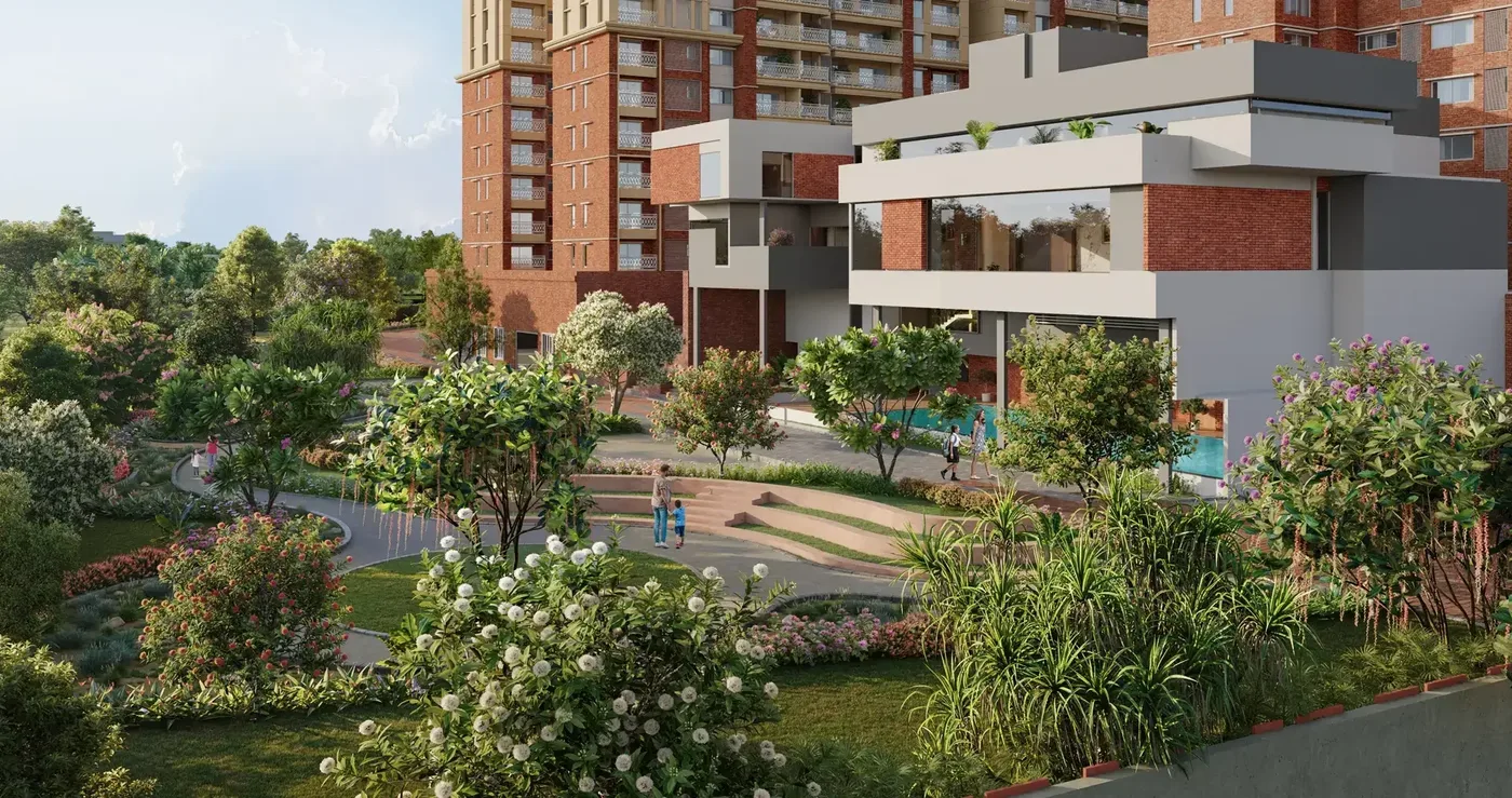Brigade Granada landscaped gardens and towers
